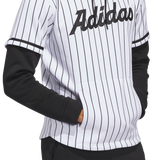 ADIDAS - Maglia Con Cappuccio Adidas Dugout Pinstripe - Uomo - White - image 6