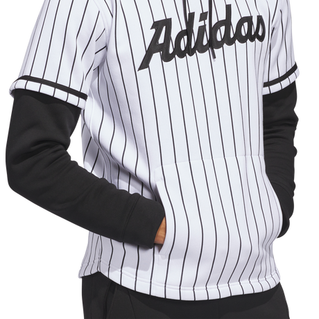 ADIDAS - Maglia Con Cappuccio Adidas Dugout Pinstripe - Uomo - White - image 6