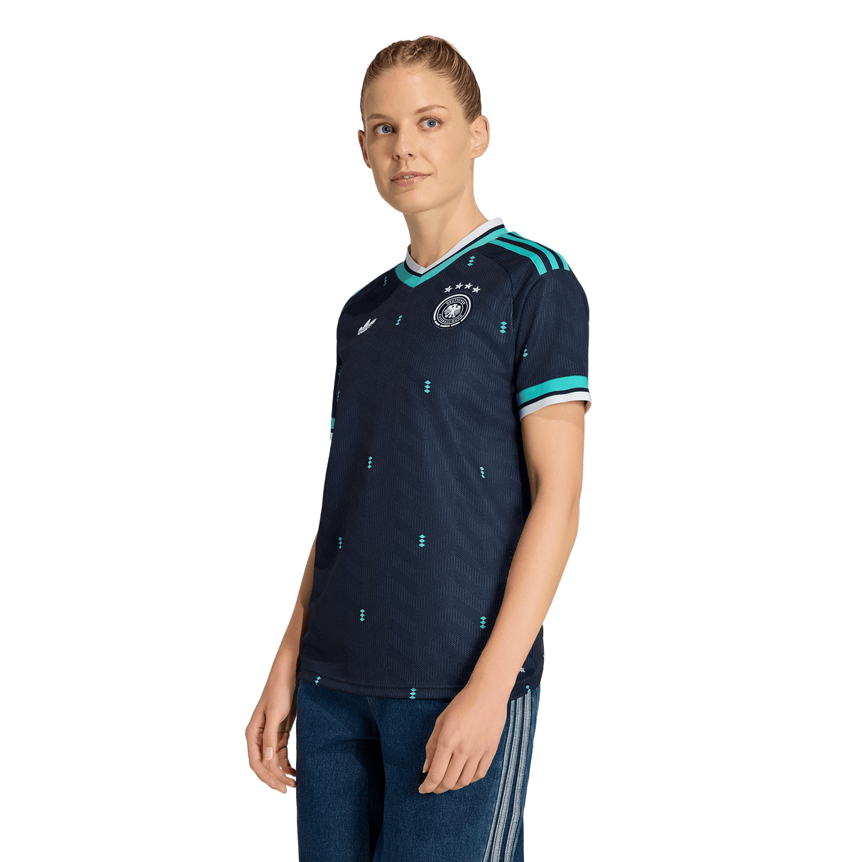 ADIDAS - Germany 26 Away Jersey - Donna - Blue - image 3