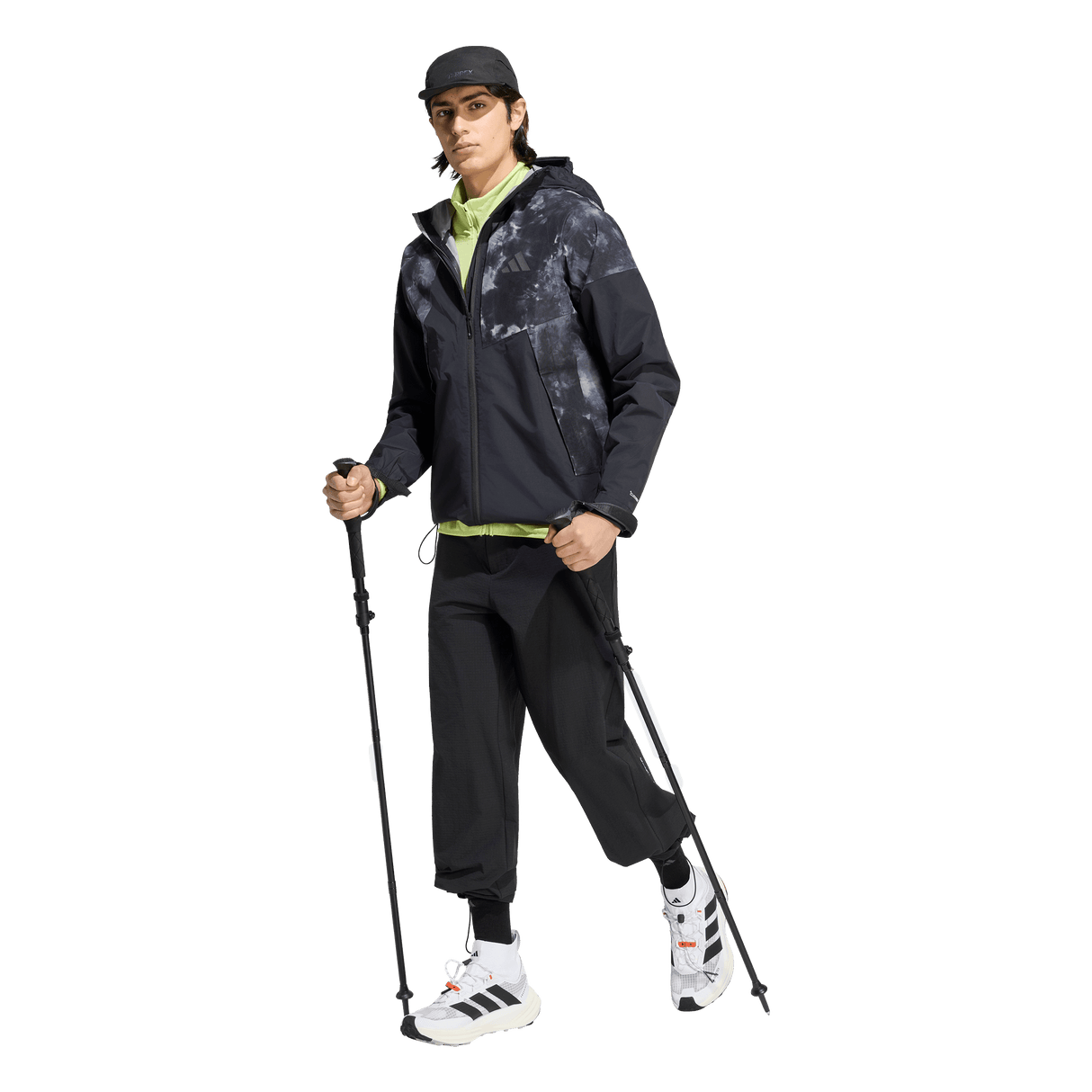 ADIDAS - TERREX Xperior 2.5 Layer Hybrid PRIMEKNIT Spray Dye CLIMAPROOF Jacket - Uomo - Black - image 4