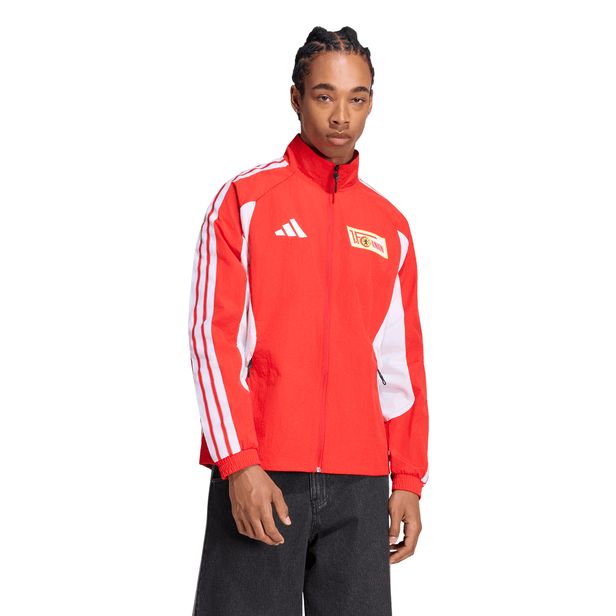 ADIDAS - Union Berlin Home Anthem Jacket - Uomo - Red - image 2