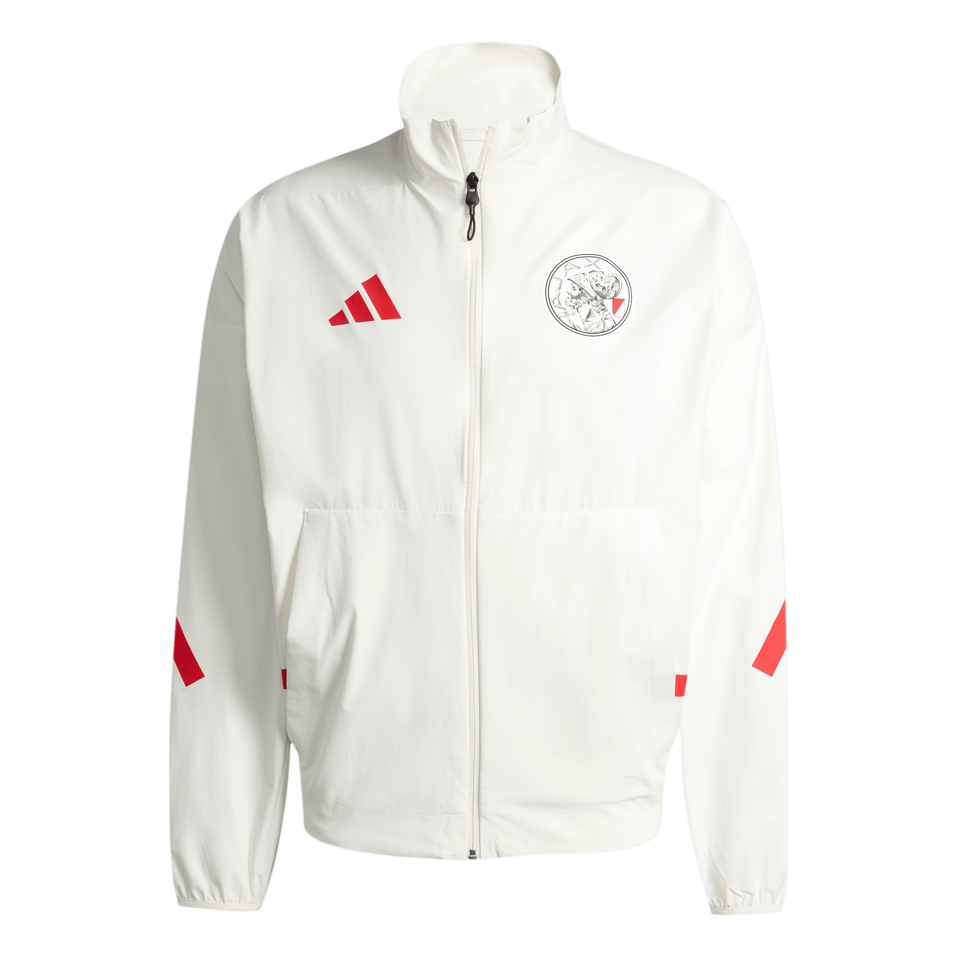 アヤックス　チームジャケット　Ajax ADIDAS - Ajax Amsterdam Z.N.E. Anthem Jacket - Uomo - White – Max