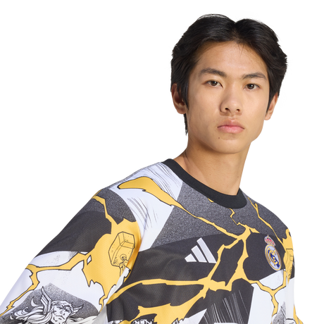 ADIDAS - Maglia Adidas Avengers Pre-Match Warm Real Madrid 25/26 - Uomo - White - image 7