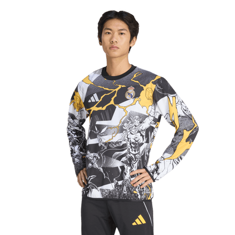 ADIDAS - Maglia Adidas Avengers Pre-Match Warm Real Madrid 25/26 - Uomo - White - image 2
