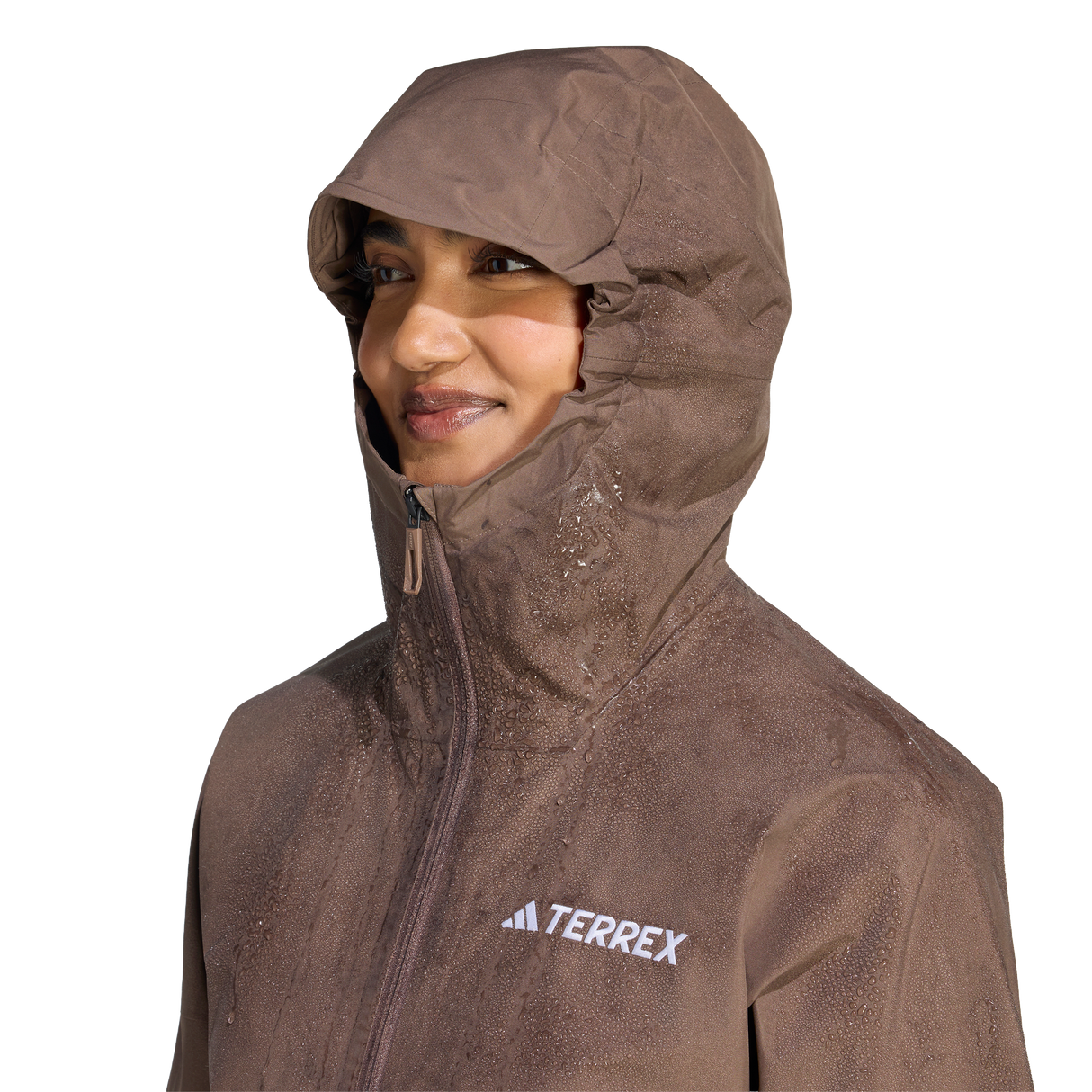 ADIDAS - TERREX Xperior 2 Layer GORE-TEX Performance Jacket - Donna - Brown - image 6