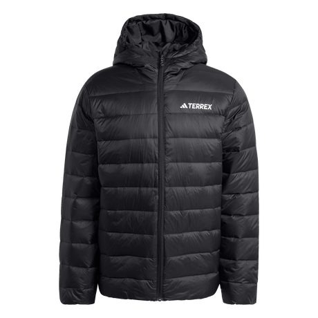 ADIDAS - TERREX Multi Essentials CLIMAWARM Light Down Hooded Jacket - Uomo - Black - image 1