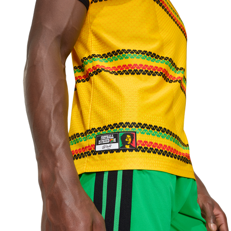 ADIDAS - Maglia Home Giamaica 26 Authentic X Bob Marley - Uomo - Yellow - image 8