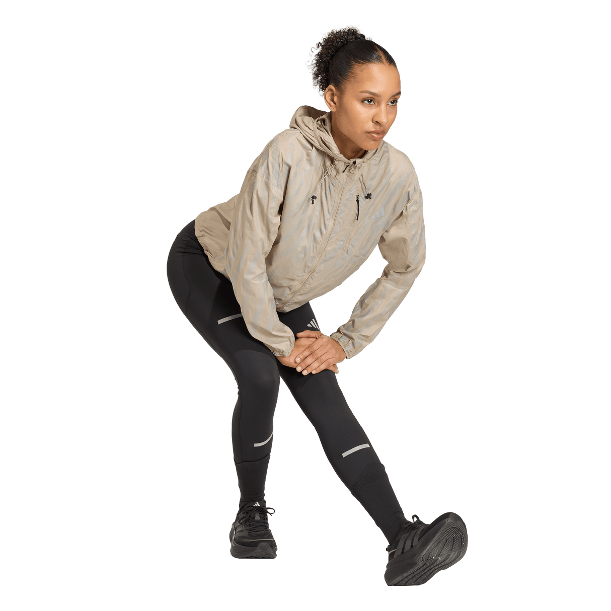 ADIDAS - Giacca Da Running Adi365 Reflective - Donna - Brown - image 4