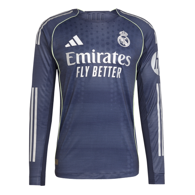 ADIDAS - Maglia A Manica Lunga Authentic Away 25/26 Real Madrid - Uomo - Blue - image 1
