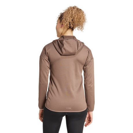ADIDAS - Giacca Con Cappuccio TERREX Xperior CLIMAWARM+ Wind Light Fleece - Donna - image 10