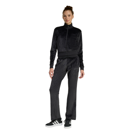 ADIDAS - Tuta Da Ginnastica In Velluto Glam - Donna - Black - image 4