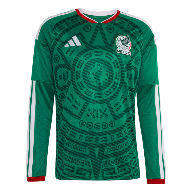 ADIDAS - Maglia Home Long Sleeve Mexico 26 - Uomo - Green - image 1