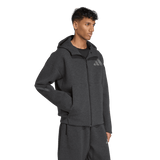 ADIDAS - Z.N.E. Adidas Felpa Con Cappuccio Premium A Zip Intera - Uomo - Black - image 4