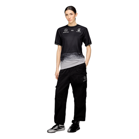 ADIDAS - Y-3 Mercedes - Amg Petronas Formula 1 Team Mechanics Short Sleeve Jersey - Black - image 6