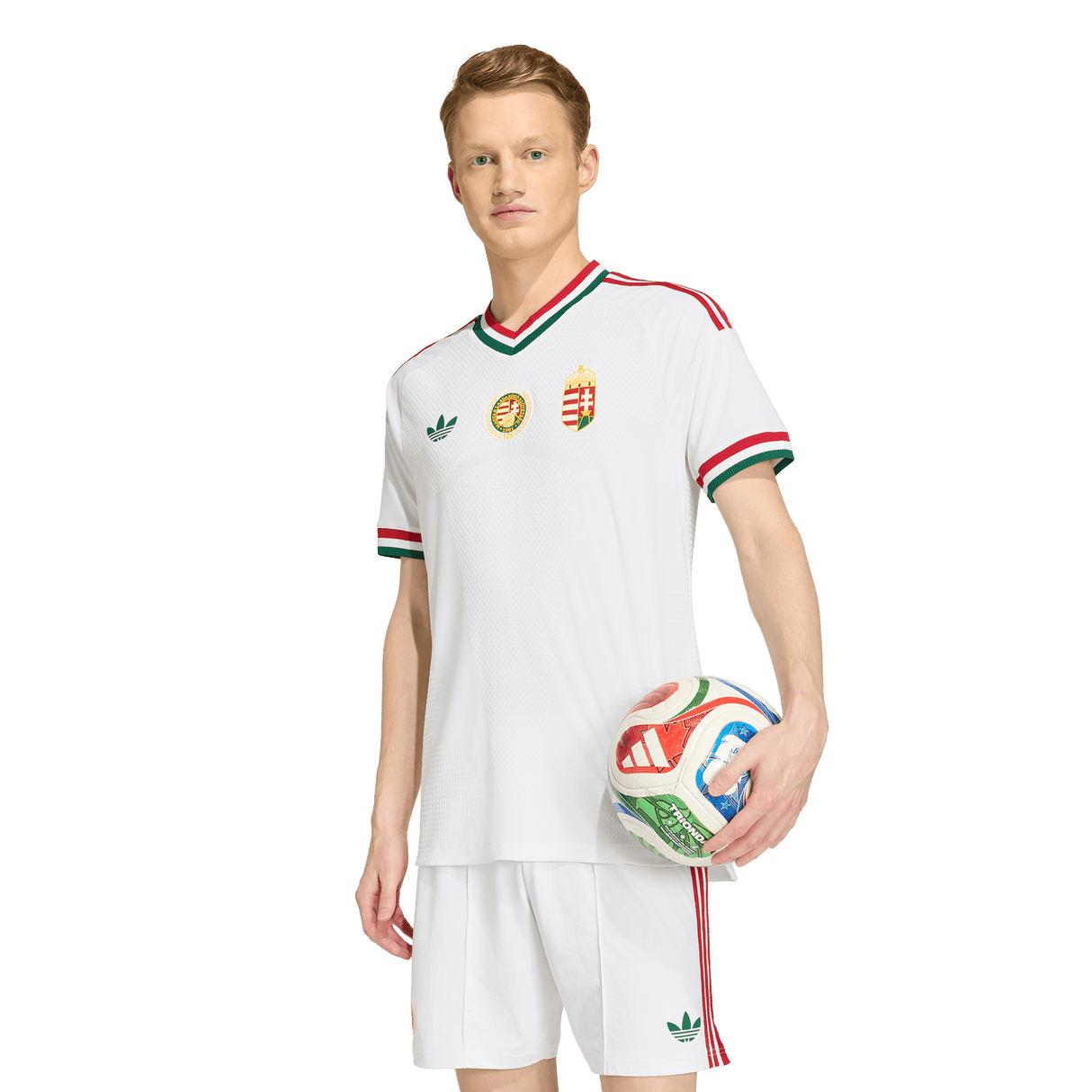 ADIDAS - Hungary 26 Away Authentic Jersey - Uomo - White - image 3
