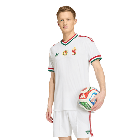 ADIDAS - Hungary 26 Away Authentic Jersey - Uomo - White - image 3