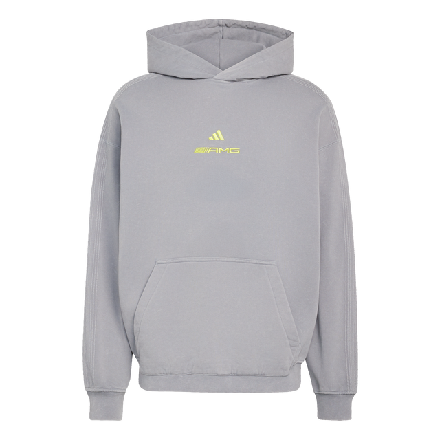 ADIDAS - Amg Washed Hoodie - Uomo - Grey - image 1