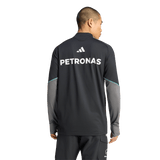 ADIDAS - Mercedes - Amg Petronas Formula 1 Team Mechanics Quarter Zip - Uomo - Black - image 3