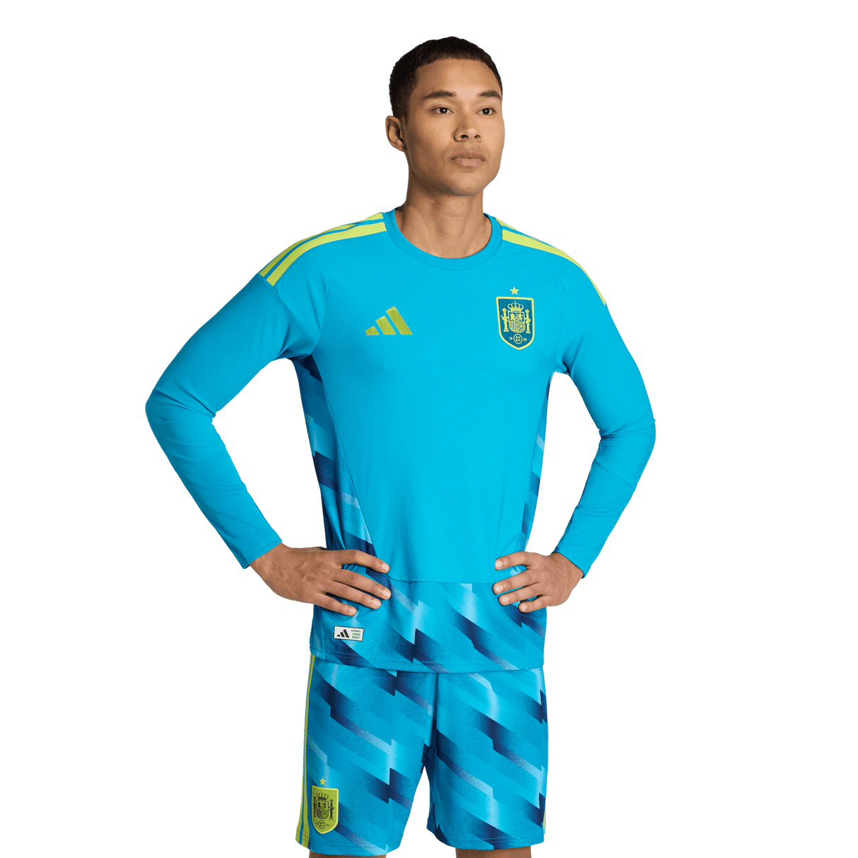 ADIDAS - Spain 26 Home Authentic Goalkeeper Jersey Ls - Uomo - Blue - image 3