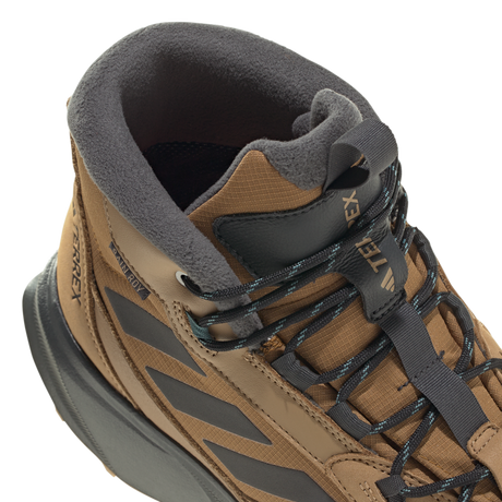 ADIDAS - Scarponi TERREX Winter Leather Mid Cut RAIN.RDY COLD.RDY - Beige - image 8
