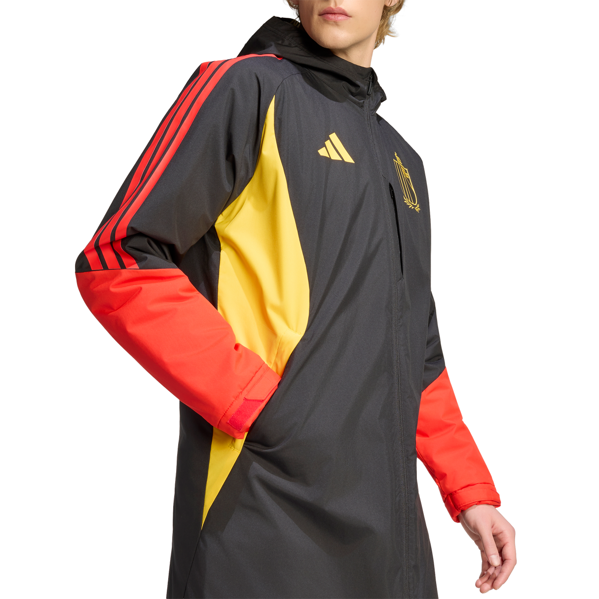 ADIDAS - Belgium 26 Tiro Stadium Parka - Uomo - Black - image 6