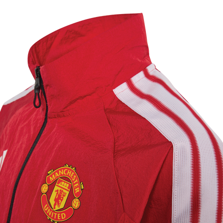 ADIDAS - Manchester United Home Anthem Jacket Kids - Red - image 4