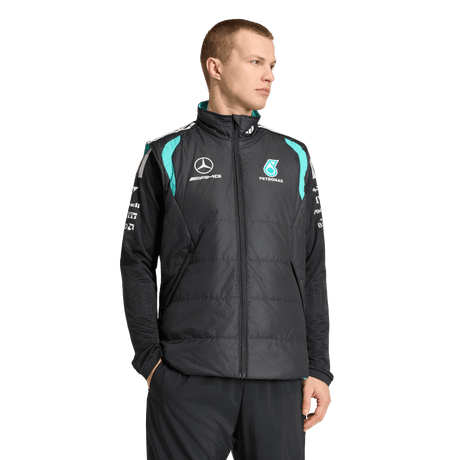 ADIDAS - Gilet Mercedes-Amg Petronas Formula 1 Team Mechanics - Uomo - Black - image 2