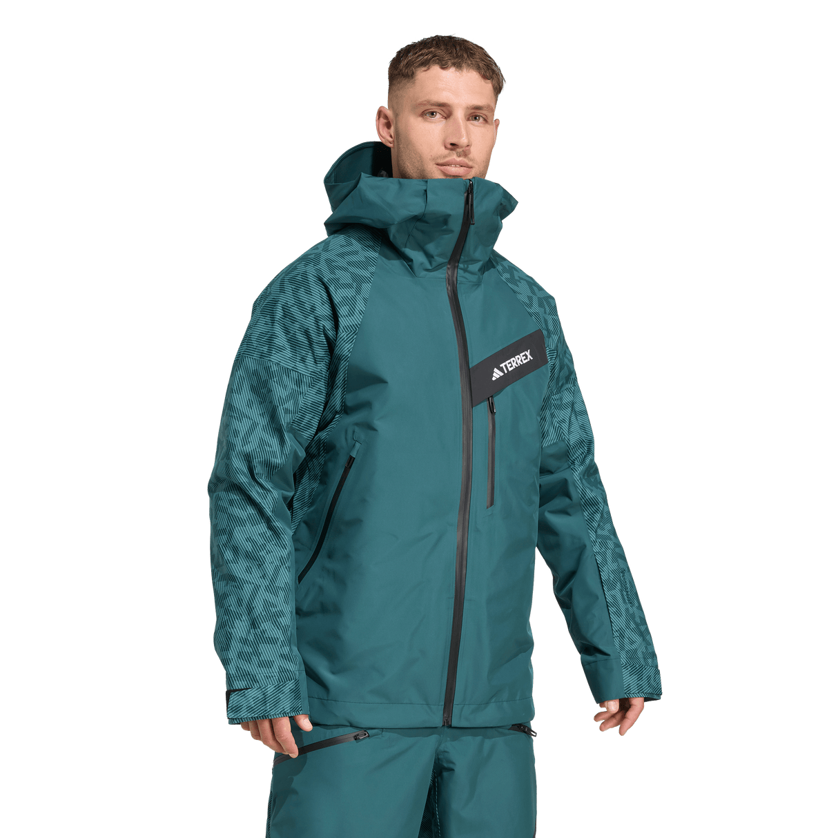 ADIDAS - TERREX Techrock Hybrid PRIMEKNIT CLIMAPROOF+ Jacket - Uomo - image 12