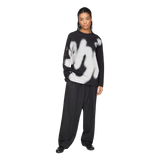 ADIDAS - Y-3 Mercedes - Amg Petronas Formula 1 Team Yohji Graphic Long Sleeve Tee - Black - image 6