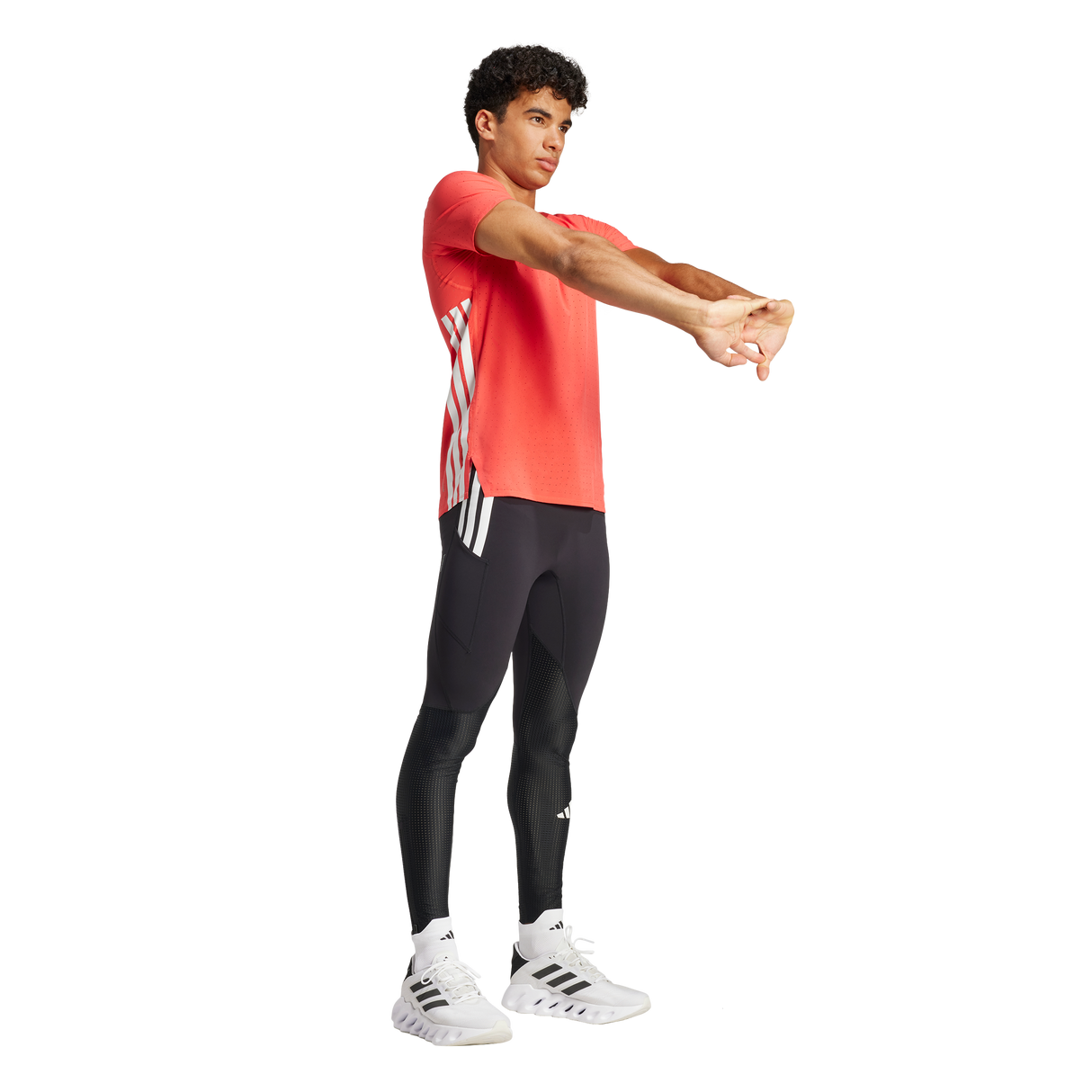 ADIDAS - Leggings Lunghi Da Running Adizero - Uomo - Black - image 4