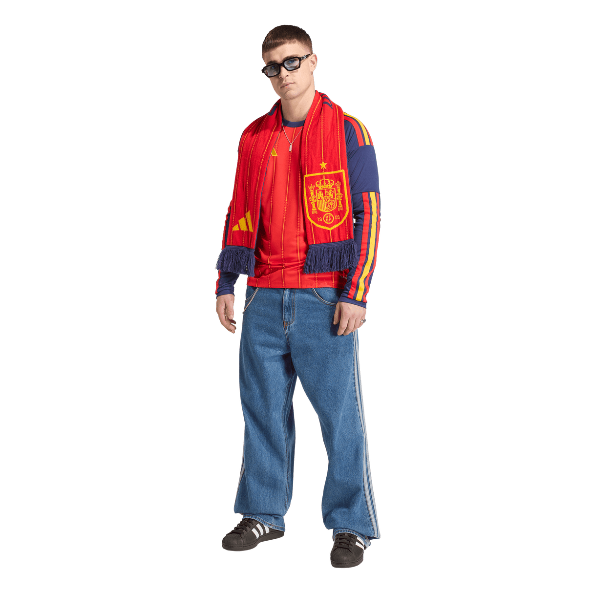 ADIDAS - Maglia A Maniche Lunghe Spagna 26 Home - Uomo - Red - image 6