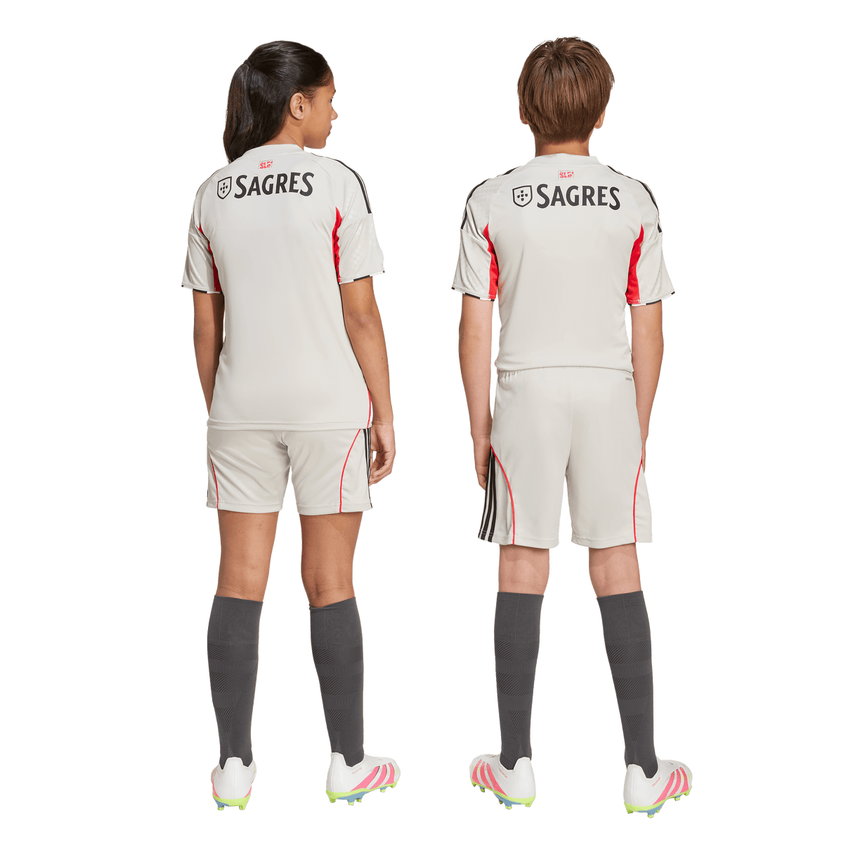ADIDAS - Sl Benfica 25/26 Away Kids Set - Beige - image 10