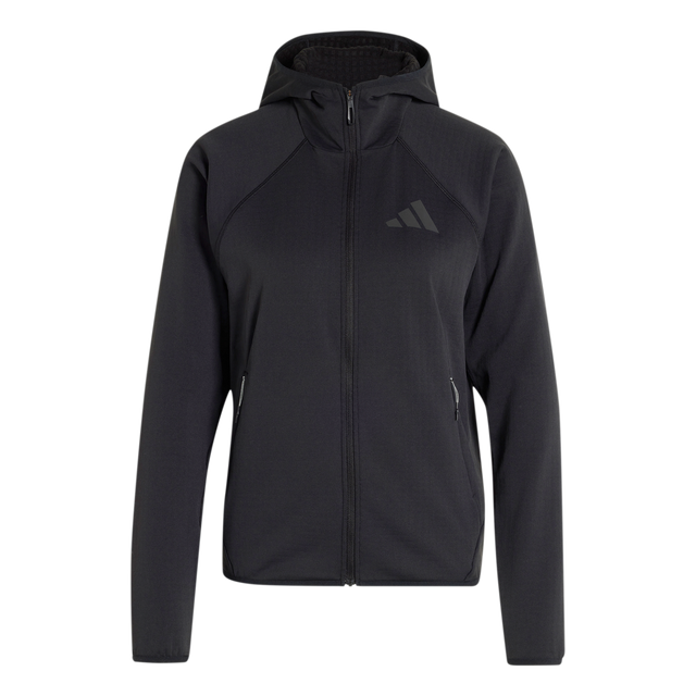 ADIDAS - TERREX Xperior CLIMAWARM+ Ventknit Fleece Hooded Jacket - Donna - Black - image 1