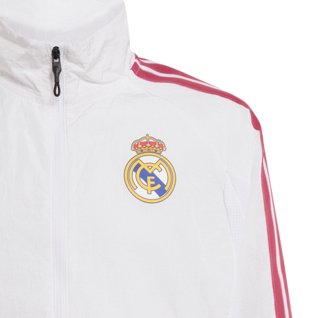 ADIDAS - Real Madrid Home Anthem Jacket Kids - White - image 6