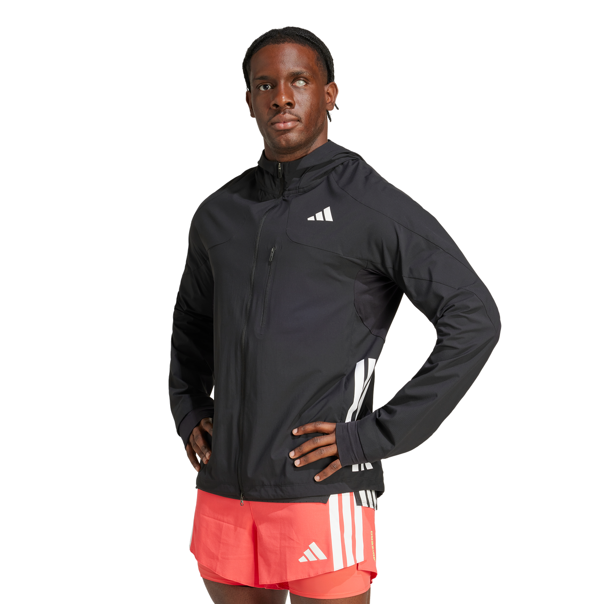 ADIDAS - Giacca Da Running Adizero - Uomo - Black - image 2