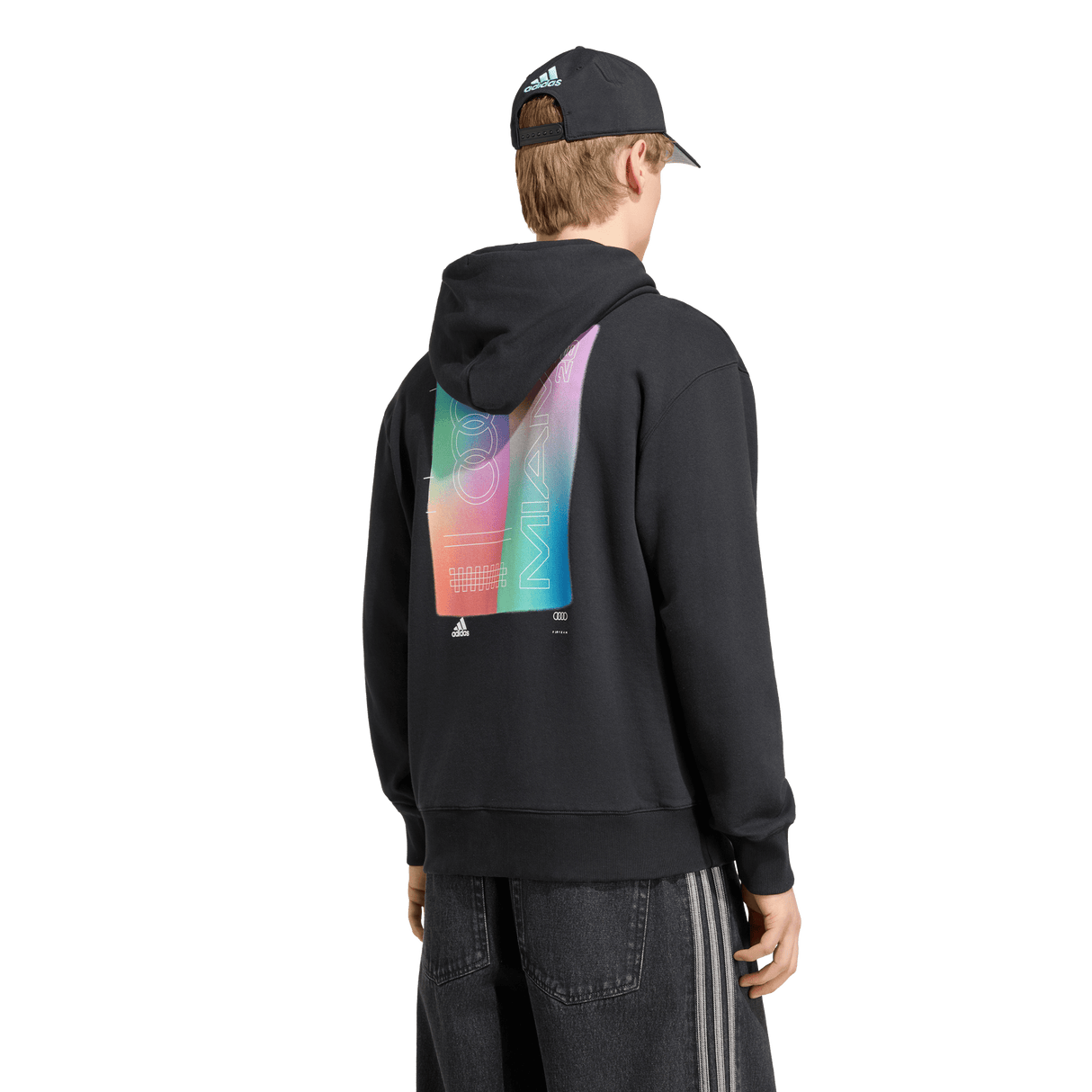ADIDAS - Audi Revolut Formula One Team 2026 Teamgeist Hoodie - Uomo - Black - image 3
