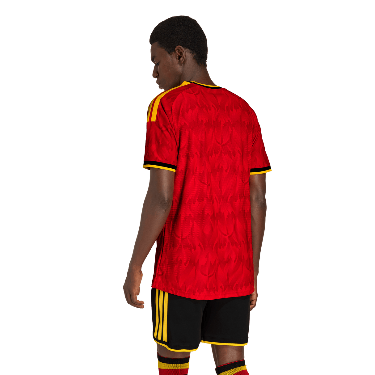 ADIDAS - Maglia Home Authentic Belgium 26 - Uomo - Red - image 4