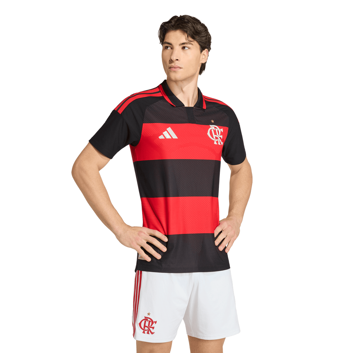 ADIDAS - Cr Flamengo 26 Home Authentic Jersey - Uomo - Red - image 7