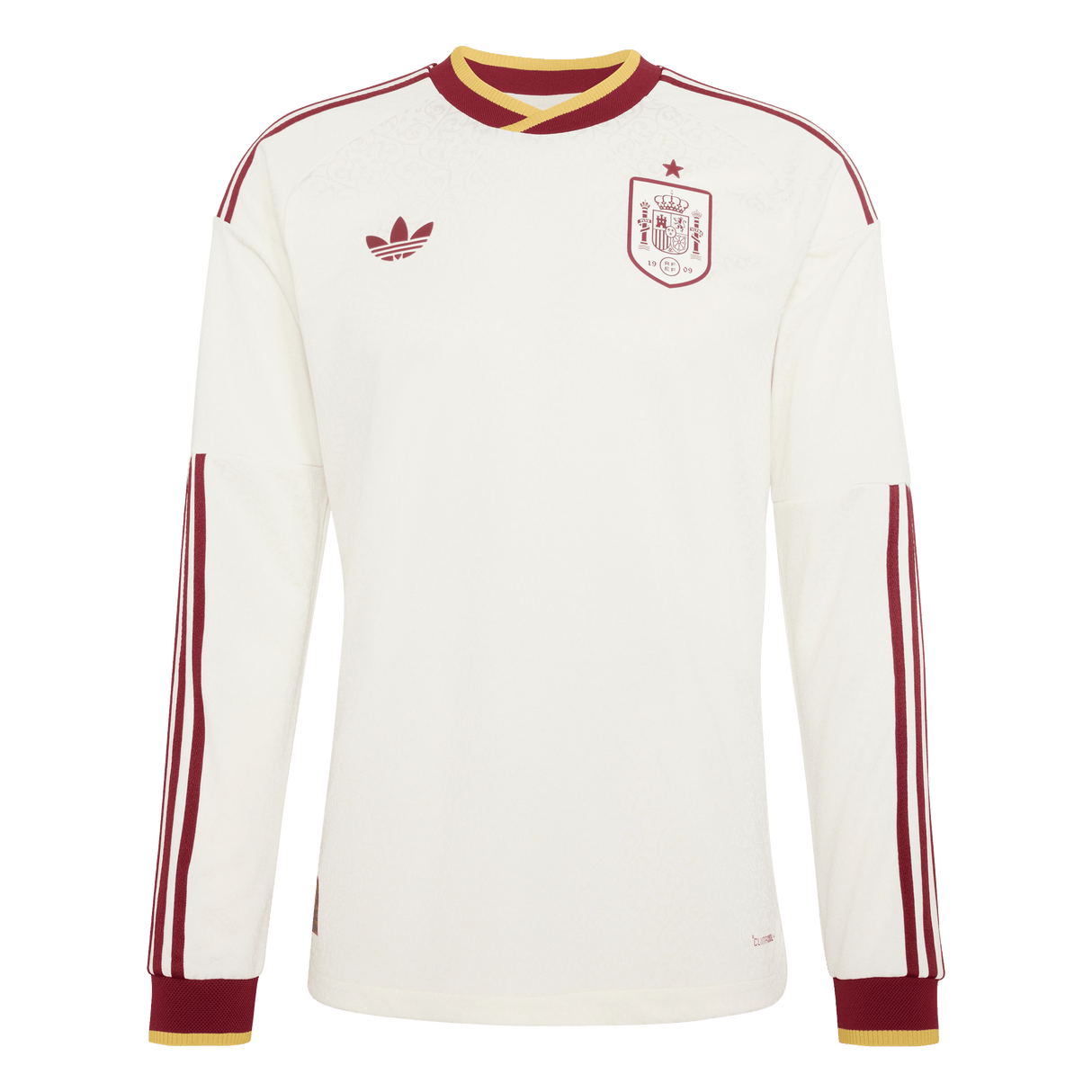 ADIDAS - Spain 26 Away Authentic Long Sleeve Jersey - Uomo - White - image 1