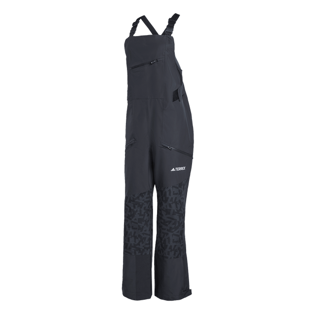 ADIDAS - Pantaloni Con Pettorina TERREX Xperior Hybrid PRIMEKNIT CLIMAPROOF+ - Donna - Black - image 1