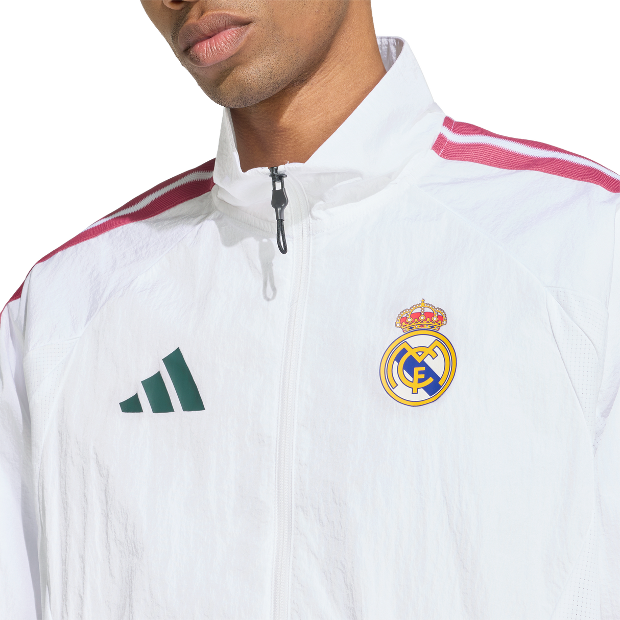 ADIDAS - Real Madrid Home Anthem Jacket - Uomo - White - image 6