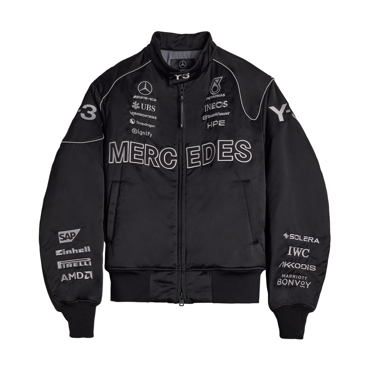 ADIDAS - Y-3 Mercedes - Amg Petronas Formula 1 Team Jacket - Black - image 1