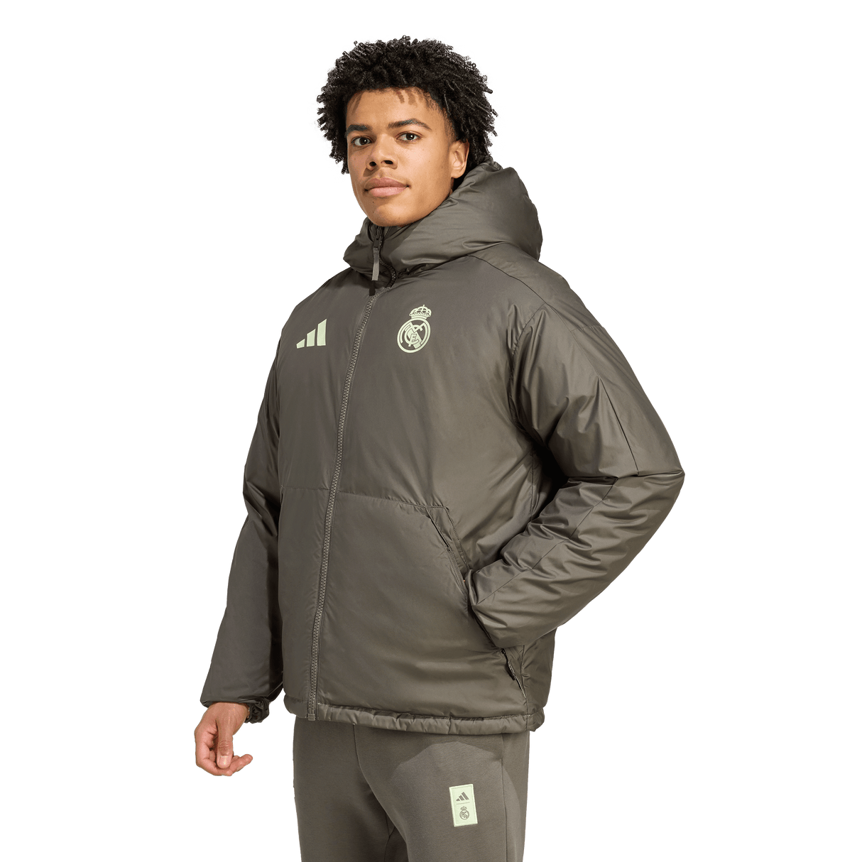 ADIDAS - Real Madrid Seasonal Down Jacket - Uomo - Grey - image 3