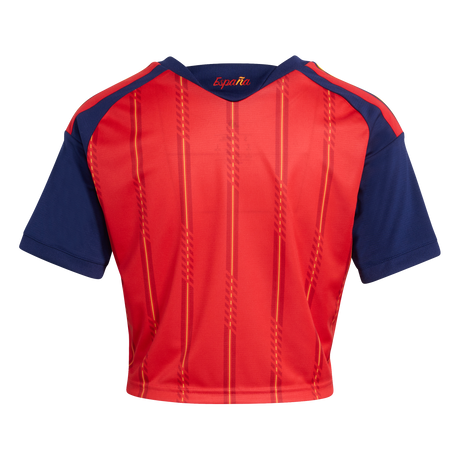 ADIDAS - Maglia Cropped Home Spain 26 - Donna - Red - image 2