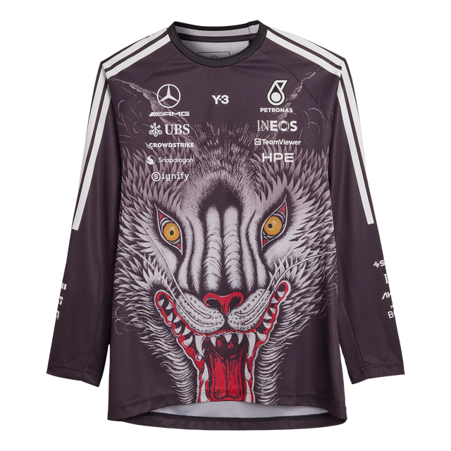 ADIDAS - Y-3 Mercedes - Amg Petronas Formula 1 Team Driver Long Sleeve Jersey - Black - image 1