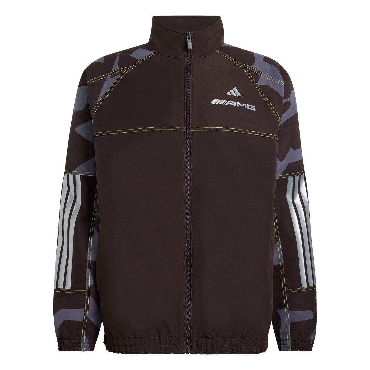 ADIDAS - Amg Camo Woven Track Jacket - Brown - image 1