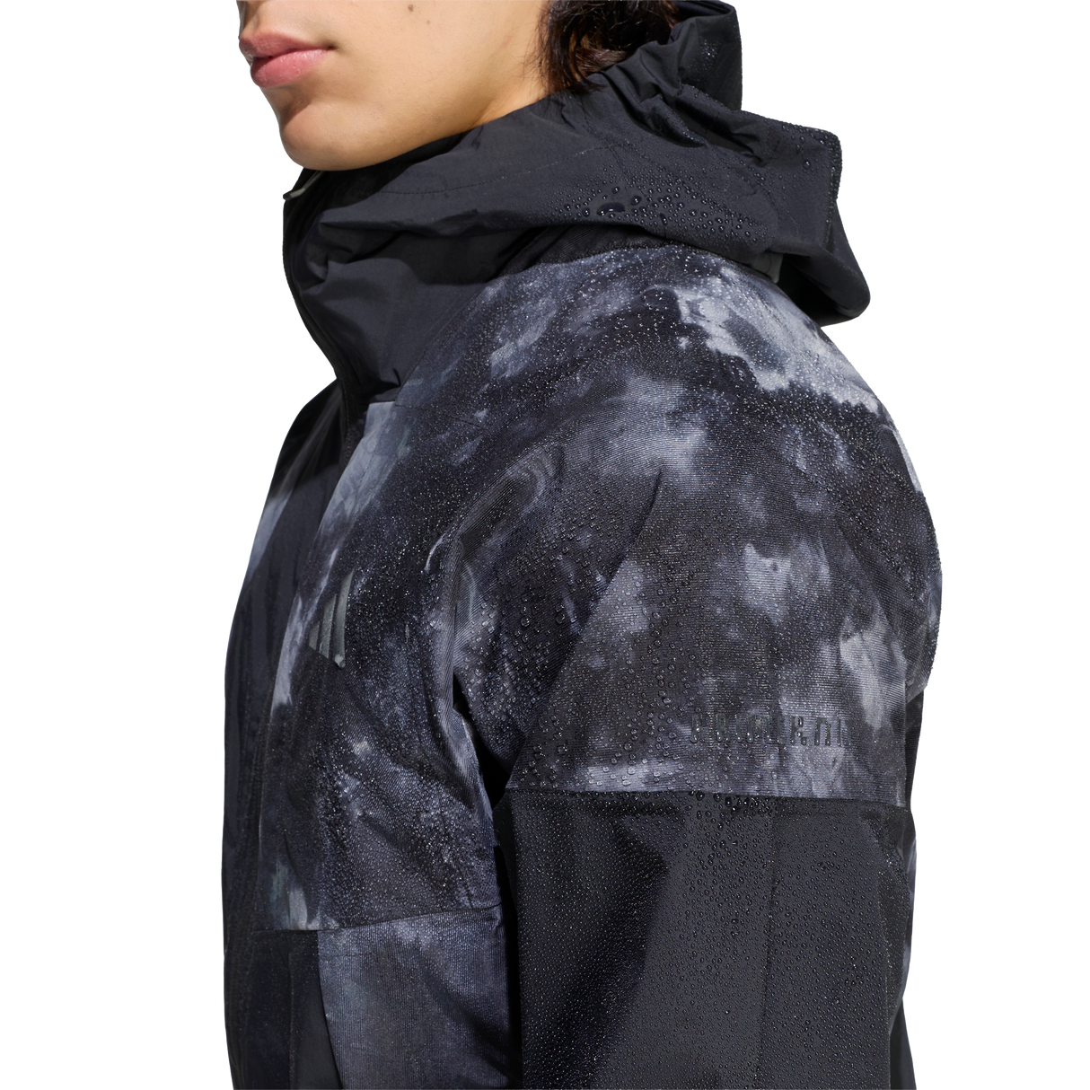 ADIDAS - TERREX Xperior 2.5 Layer Hybrid PRIMEKNIT Spray Dye CLIMAPROOF Jacket - Uomo - Black - image 6