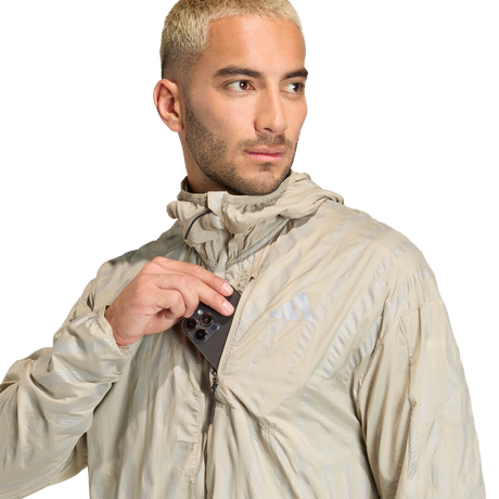 ADIDAS - Giacca Da Running Adi365 Reflective - Uomo - Brown - image 5