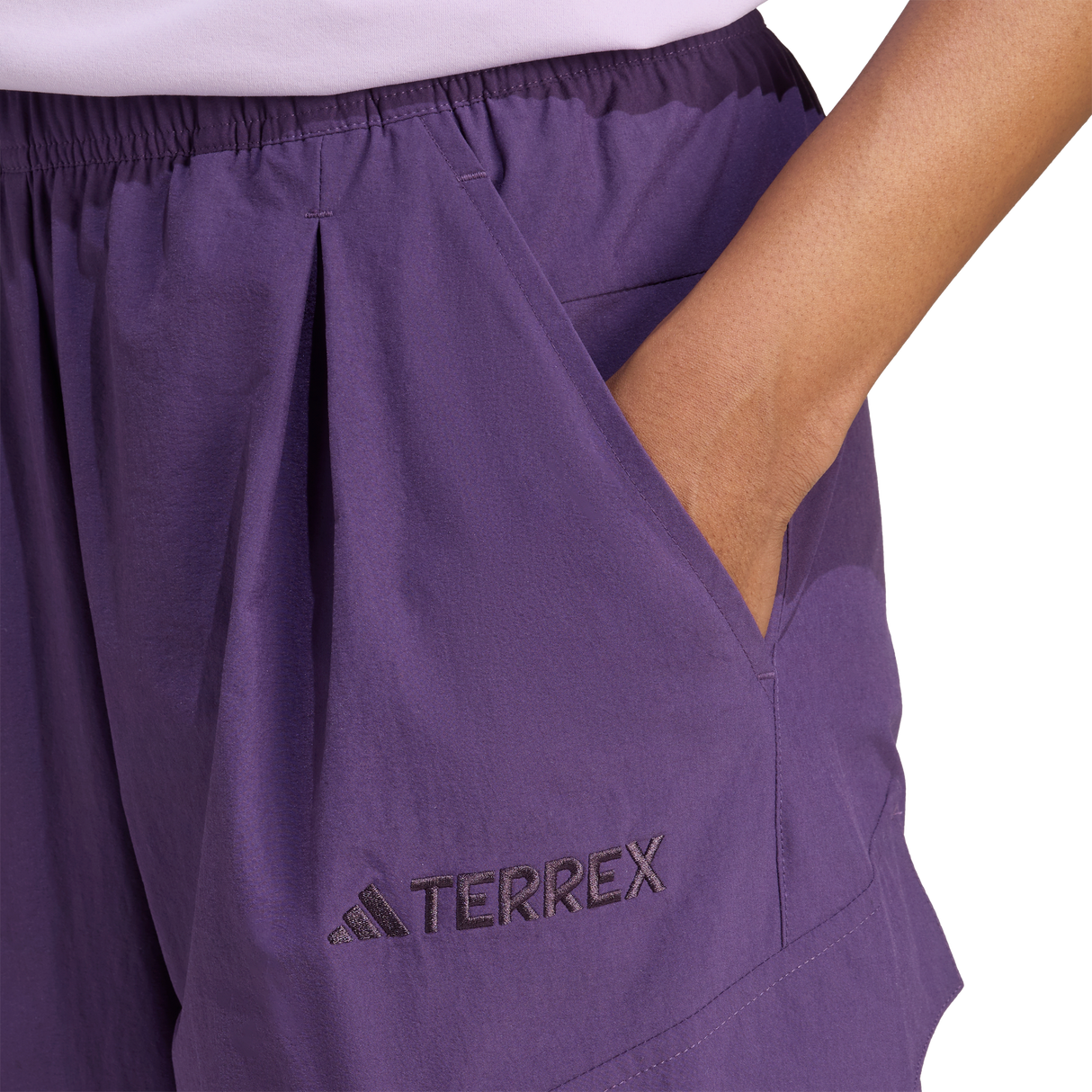 ADIDAS - Pantaloni TERREX Xploric Cargo - Donna - Purple - image 7