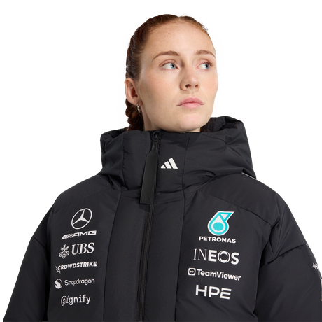 ADIDAS - Mercedes - Amg Petronas Formula 1 Team Engineers Winter Jacket - Donna - Black - image 5